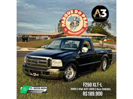 FORD F-250 4.2 XLT 4X2 CS TURBO DIESEL 2P MANUAL FORD F-250 4.2 XLT 4X2 CS TURBO DIESEL 2P MANUAL